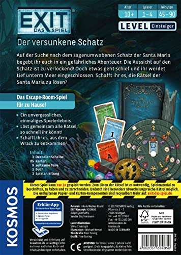 EXIT - Bundle "Der versunkene Schatz" + "Die Geisterbahn des Schreckens" + "Das Haus der Rätsel - Die Drei???"