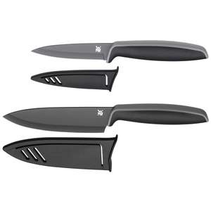 WMF Touch Messerset 2-teilig, Küchenmesser + Gemüsemesser mit Schutzhülle