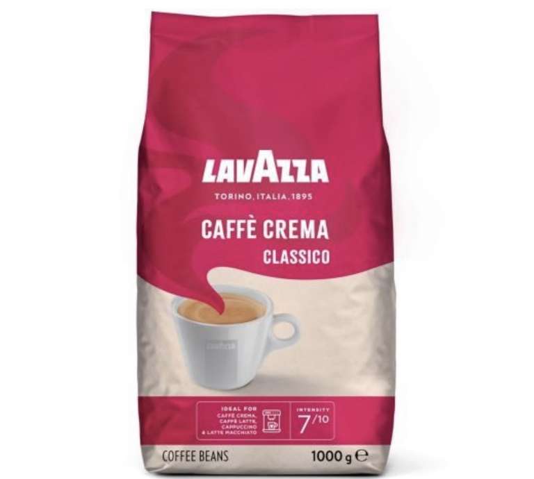Lavazza Caffè Crema Classico 1kg mit -25% Sticker um 8.24€