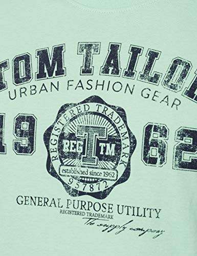 TOM TAILOR Herren T-Shirt mit Logoprint / Größe: S -XXL