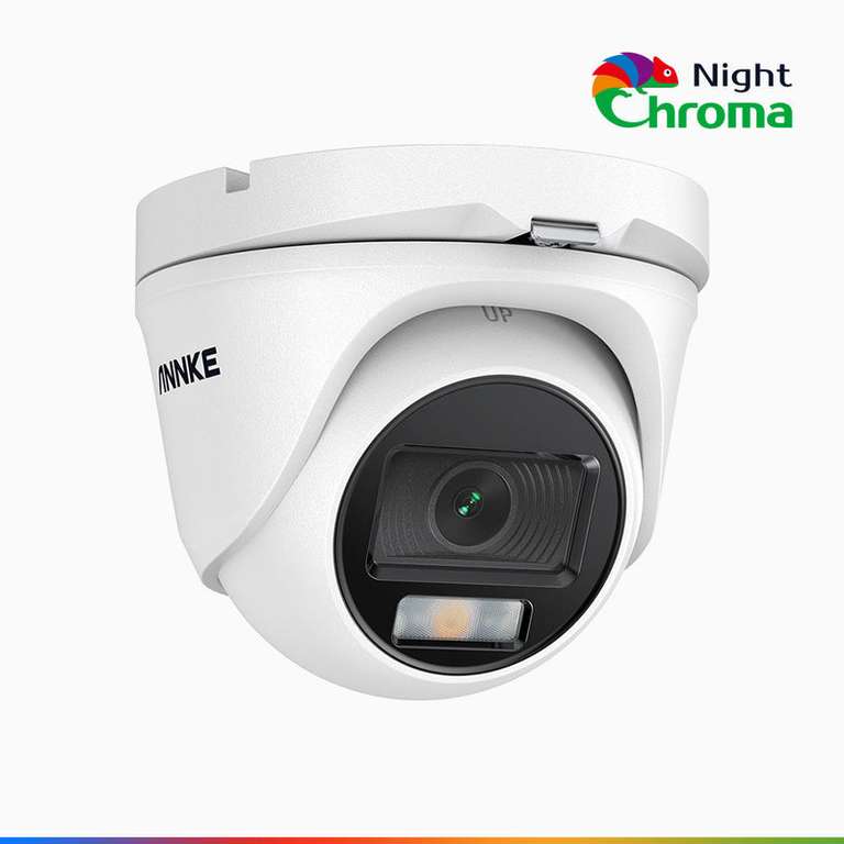 Annke NightChroma NCA200 - 1080p Kabelgebunden Außen-Überwachungskamera mit Farbnachtsicht