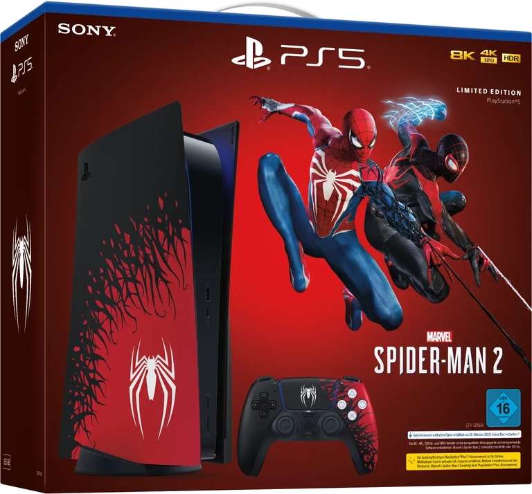 "PlayStation5 - Marvel’s Spider-Man 2 Bundle Limited Edition" Media Markt ausverkauft / aber Libro springt ein (Link im Deal)