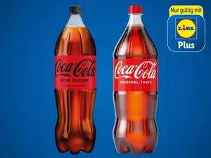 Coca Cola Regular/Light/Zero sowie Fanta/Sprite 2l (nur mit Lidl Plus)