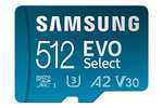 Samsung EVO Select microSD Speicherkarte (MB-ME512KA/EU), 512 GB