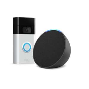Ring Video Doorbell + Echo Pop Bundle