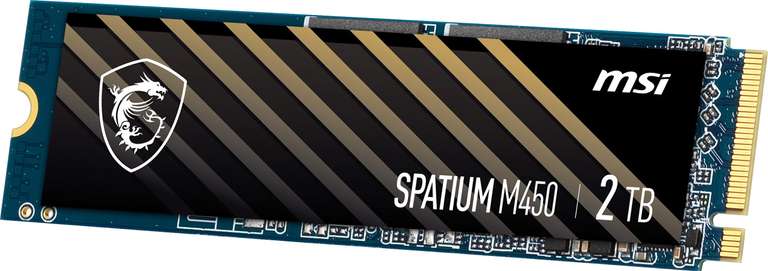 MSI Spatium M450 2TB, M.2 2280/M-Key/PCIe 4.0 SSD