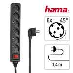Hama 6-fach Steckdosenleiste mit Ein-/Aus-Schalter