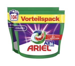 Ariel All-in-1 Pods Color - 104 Stück + 12% mit Corporate Benefits möglich