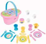 Smoby – Peppa Wutz Picknick-Korb – Spielset mit Spielzeug-Teeservice (20 Teile)
