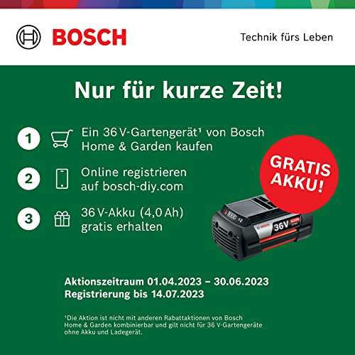 Bosch Advanced LeafBlower 36V-750 Akku-Laubbläser inkl. Akku 2.0Ah