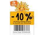 10% Rabatt auf alle Sonnentor Produkte (lokal & Onlineshop)