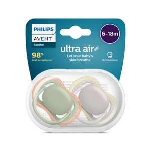 Philips Avent Ultra Air Schnuller 2er Pack für Babys von 6 - 18 Monate