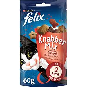 FELIX KnabberMix Grillspaß Katzensnack 8 x 60g