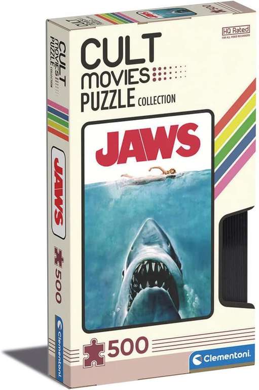 "Cult Movies Back to The Future-Puzzle 500 Teile" oder " Cult Movies Jaws- Puzzle 500 Teile" von Clementoni