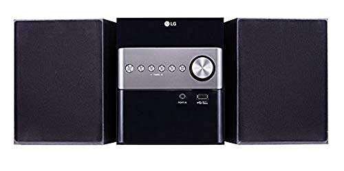 LG CM1560DAB Micro-HiFi Anlage 10 Watt, Stereo-Lautsprecher, Bluetooth, CD, USB