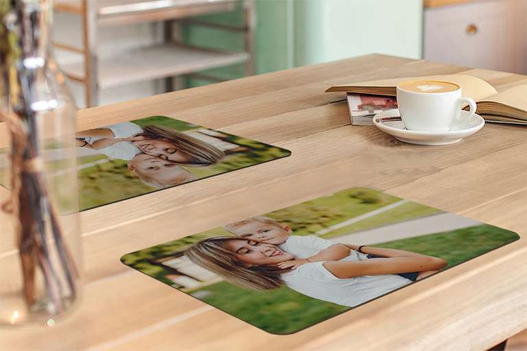 Lieblingsfoto: Tischsets mit eigenem Foto, 4 Stück 45x30cm ab 14,95€, 6 Stück 45x30cm ab 22,42€