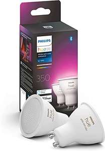 Philips Hue White & Color Ambiance GU10 LED Lampe 2er