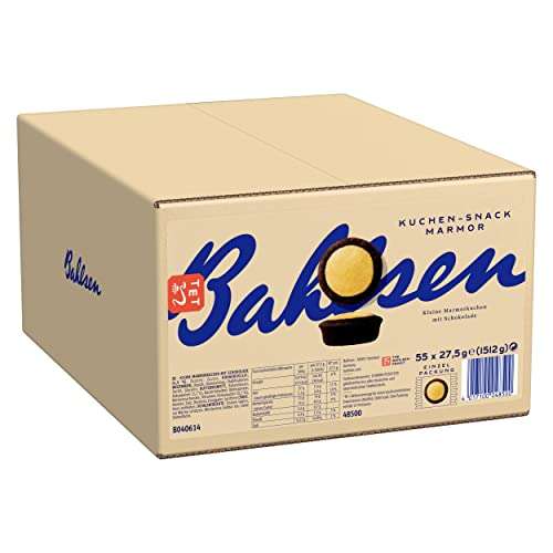 Bahlsen Kuchen-Snack Marmor - ca. 55 Dessertpackungen à 27,5 g