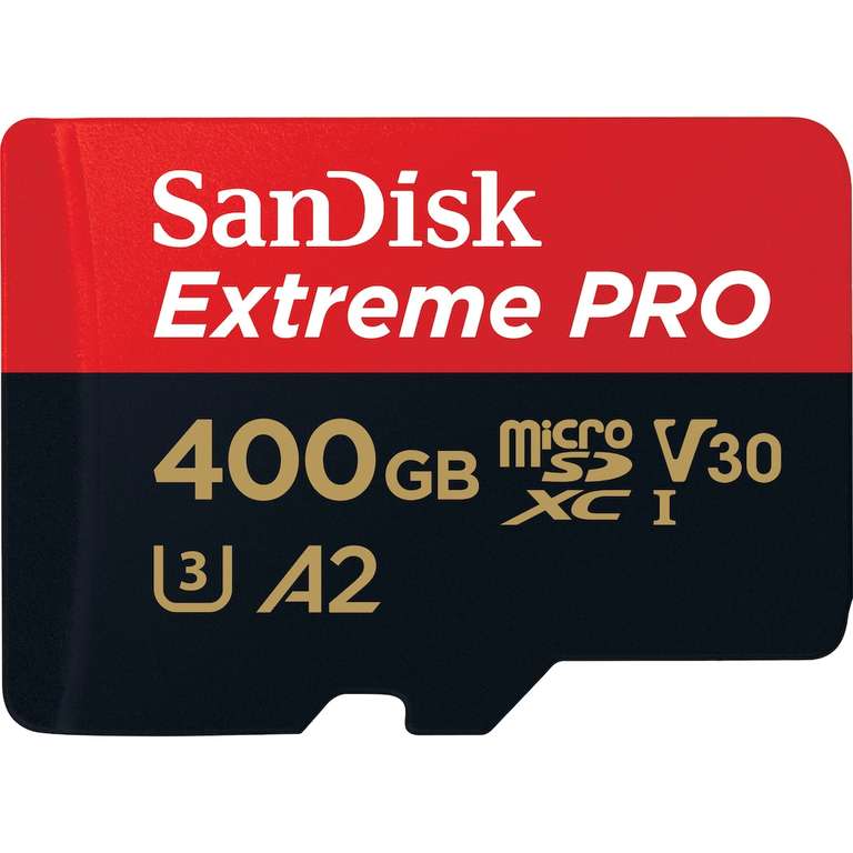 Sandisk »Extreme PRO microSD 400GB«, (Class 10 200 MB/s Lesegeschwindigkeit)