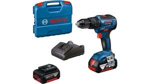 Bosch Professional GSB 18V-55 Akku-Schlagbohrschrauber inkl. L-Boxx + 2 Akkus 5.0Ah