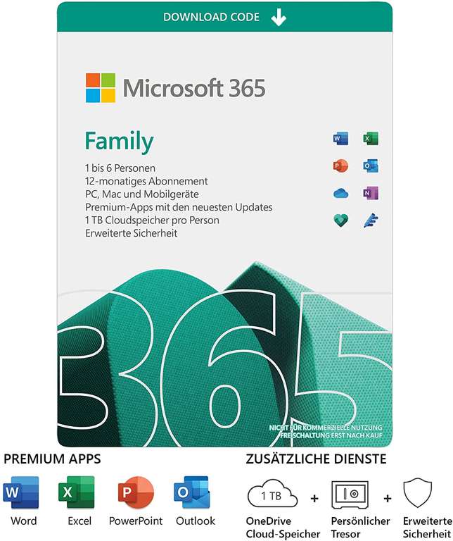 [Trick mit Aufwand] 5 Jahre Microsoft 365 Family für 10€