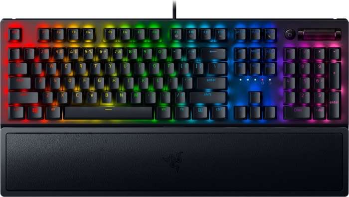 Razer BlackWidow V3 Gaming Tastatur mit mechanischen Schaltern Taktil & klickend, ABS-Tastenkappen, Medientasten, RGB Chroma Beleuchtung