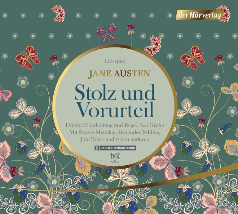 Hörspiel "Stolz und Vorurteil" nach dem beliebten Roman von Jane Austen, als Stream oder zum Herunterladen