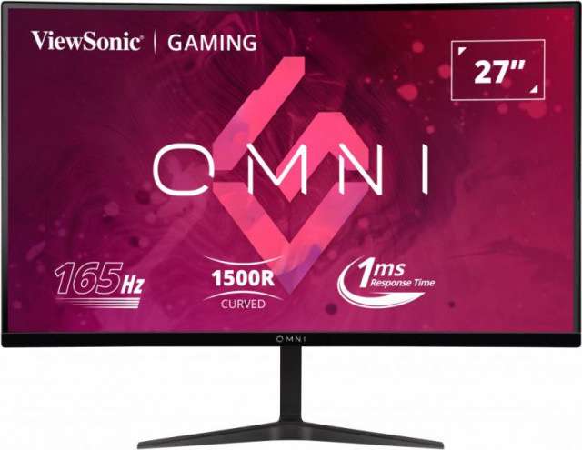 Curved Gaming-Monitor 27“, QHD, 165 Hz, 1 ms, 4000:1, 250 cd/m2