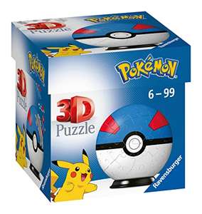 Ravensburger 3D Puzzle 11265 - Puzzle-Ball Pokémon Pokéballs - Superball
