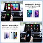 Carlinkit 4.0 Wireless Apple CarPlay & Android Auto 2-in-1-Adapter, für kabelgebundene CarPlay-Autos ab BJ 2016