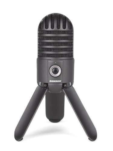 Samson Meteor USB Studio Cardioid Microphone - Titanium Black