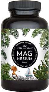 Magnesium Kapseln - 365 Stück (1 Jahr). 664mg je Kapsel