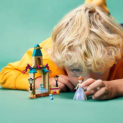 LEGO 43198 Disney Annas Schlosshof, Prinzessinnen-Spielzeug