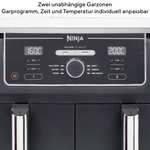 NINJA Heißluftfritteuse Foodi MAX Dual Zone AF400EU 9,5L Gesamtvol.