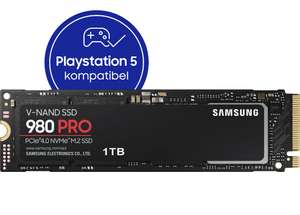 Samsung 1TB SSD 980 Pro PCIe NVMe, M2 (PS5 kompatibel) zum Bestpreis!