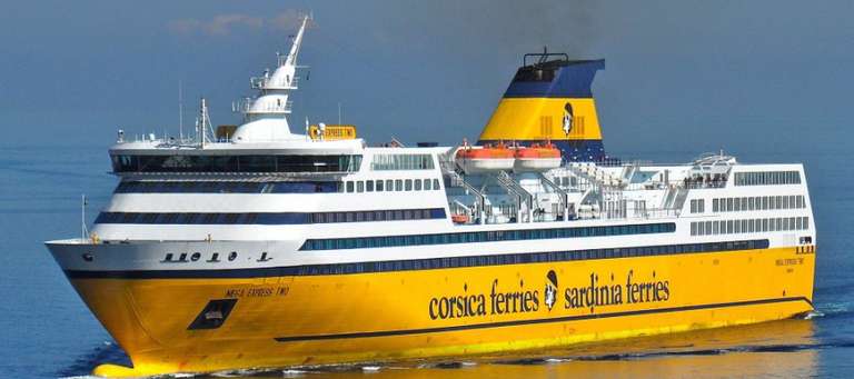 30% auf Fähren-Buchung bei Corsica Ferries