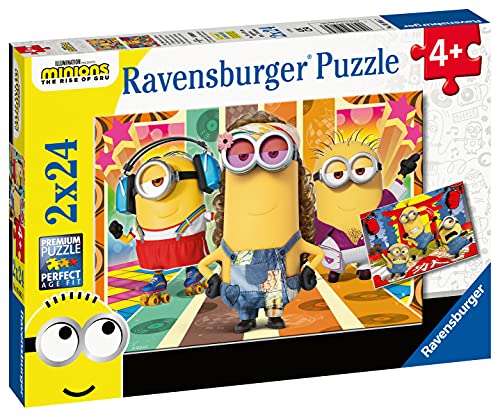 Ravensburger Puzzle Die Minions in Aktion Kinderpuzzle 2x24 Teile