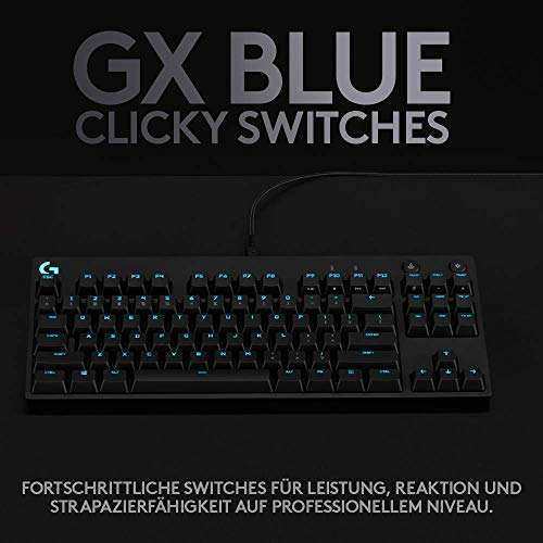 Logitech G Pro Gaming Keyboard, TKL, GX-BLUE