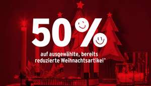 Ernstings Family: 50% Extra-Rabatt auf alle bereits reduzierten Weihnachtsartikel