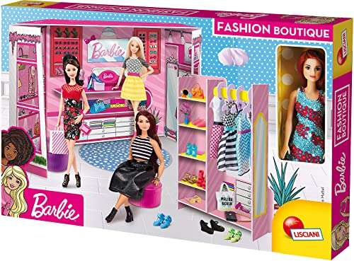lisciani 76918 Barbie Fashion Boutique mit Puppe