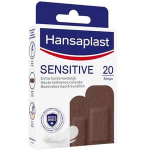 Hansaplast Sensitive Hautton Pflaster dark (20 Strips)
