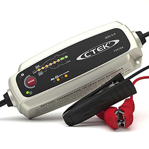 CTEK MXS 5.0, Batterieladegerät 12V, Temperaturkompensation, Intelligentes Ladegerät
