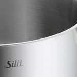 Silit Achat Milchtopf mit Glasdeckel 14 cm, hoher Kochtopf 1,7l für alle Herdarten