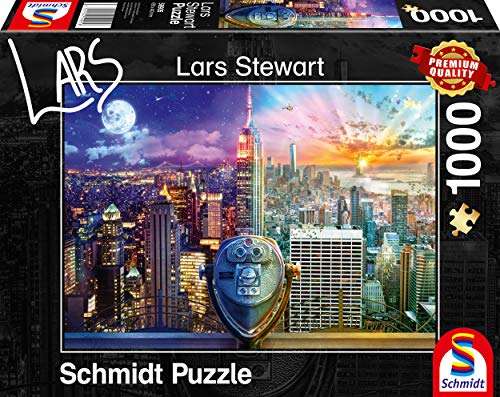 Schmidt Spiele New York Night and Day, 1000 Teile Puzzle
