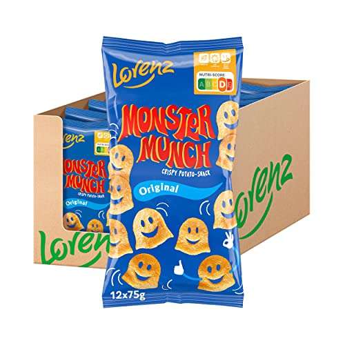 Lorenz Snack World Monster Munch Original, 12er Pack (12 x 75 g)