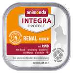 animonda Integra Protect Nieren Katzen, Nassfutter bei Niereninsuffizienz, mit Rind, 16 x 100 g