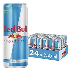 Red Bull Sugarfree, Energy Drink, 24 x 250 ml, OHNE PFAND (0,81€/Dose) (Prime Spar-Abo)