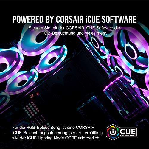 Corsair iCUE QL120 RGB, 120-mm-RGB-LED-PWM-Lüfter