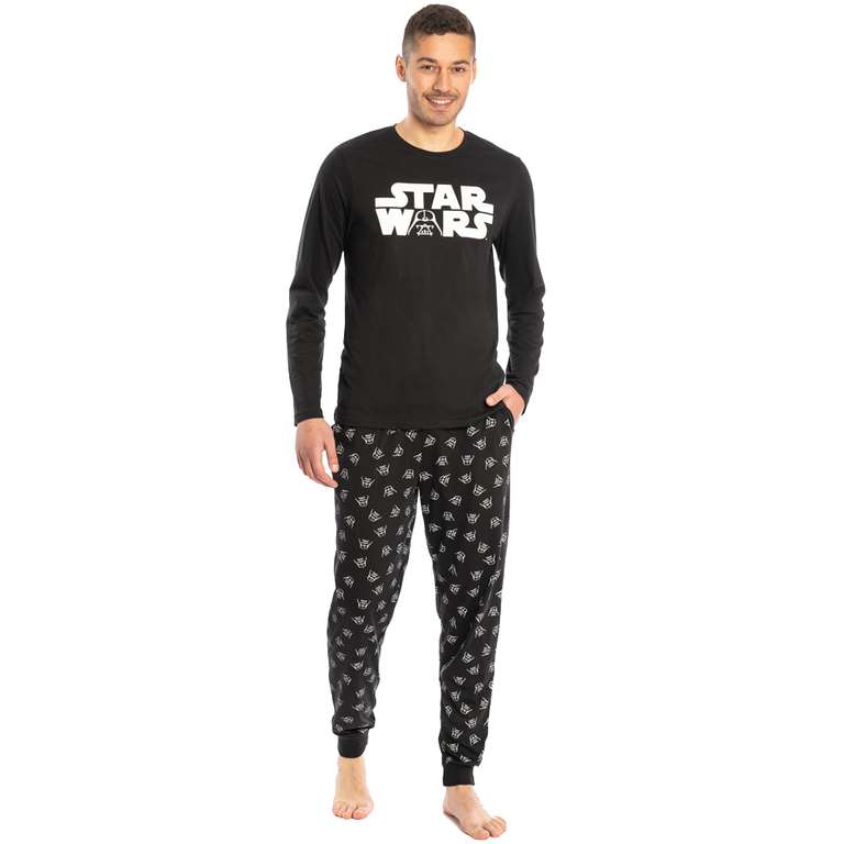 2-teiliges Herren Pyjama Set für 14€ - Star Wars / Superman / Spiderman, Größe S bis XL