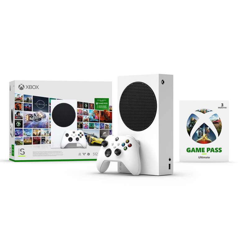 Xbox Series S-Paket + 3 Monate Xbox Game Pass Ultimate